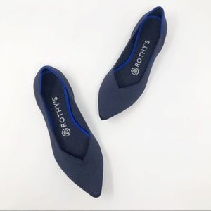 Rothy's The Point in Maritime Navy Size 8